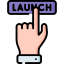 product launch icon